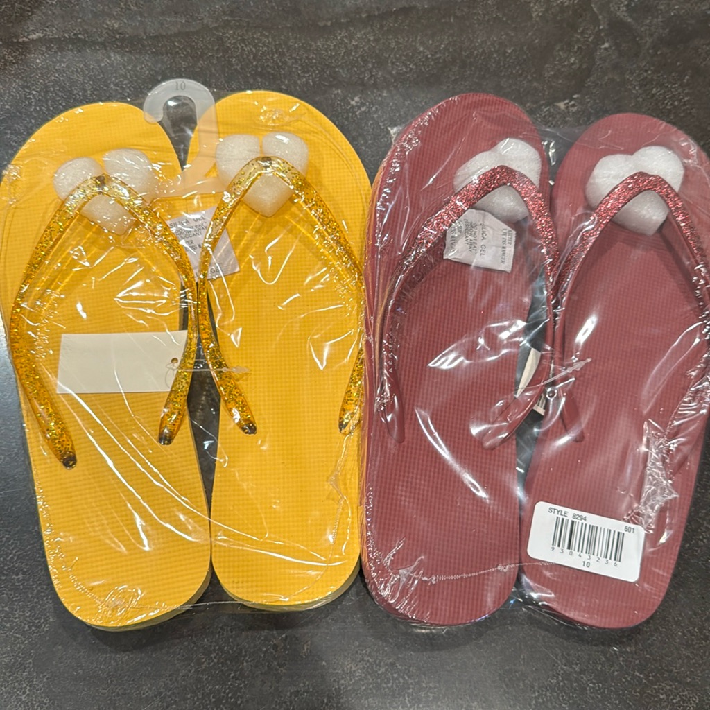 Glitter Strap Flip Flops Bundle